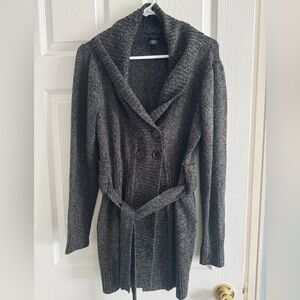 Canyon River Blues Women’s Sweater Jacket with Belt Size Medium